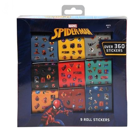 SPIDER-MAN Spider-Man 803693 Spider-Man 9-Roll 360 Plus Sticker Box 803693